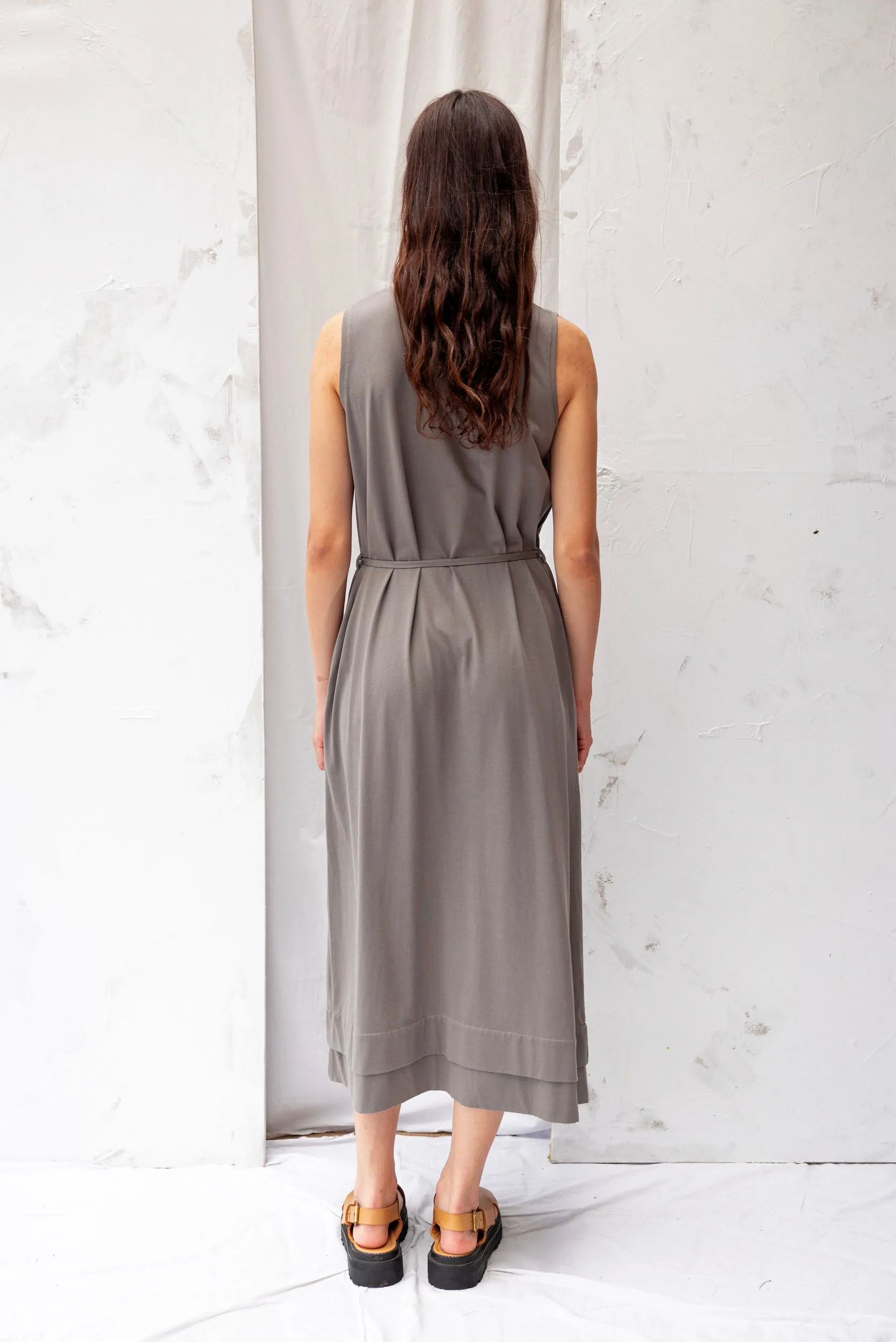 Convoy Dress | Grey Sage sold by ReCreate product image thumbnail 5