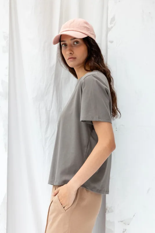 Key Tee | Grey Sage sold by ReCreate