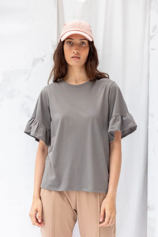 Voyage Top | Grey Sage sold by ReCreate