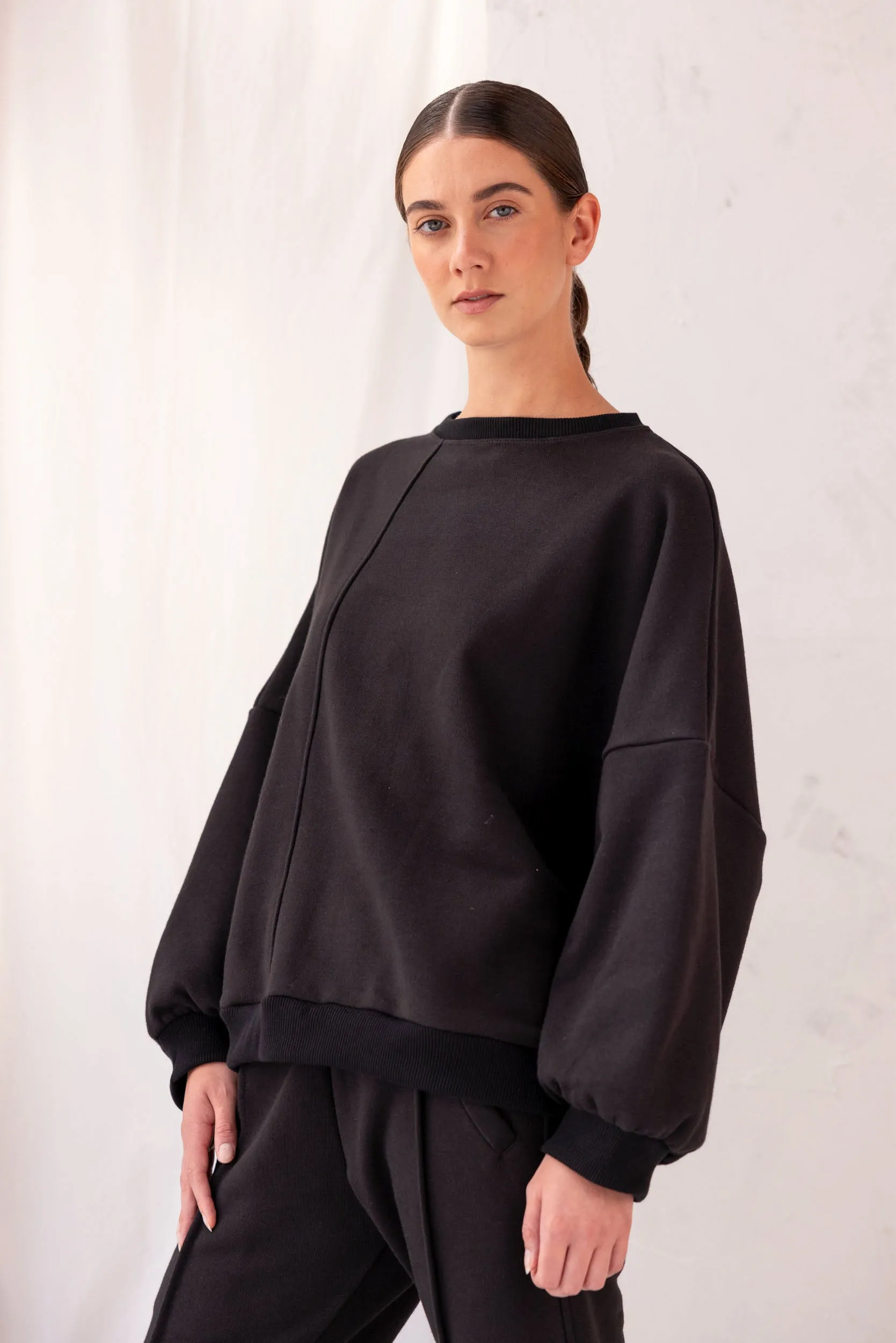Around Sweatshirt | Black sold by ReCreate product image thumbnail 2