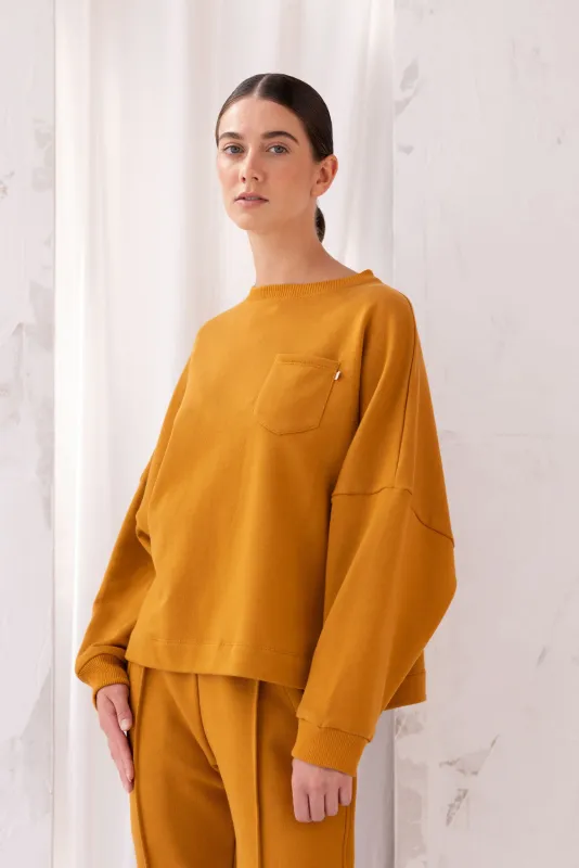 Entity Sweatshirt | Marigold sold by ReCreate