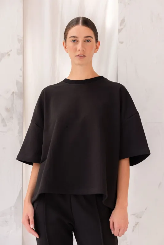 Joy Sweatshirt Tee | Black sold by ReCreate