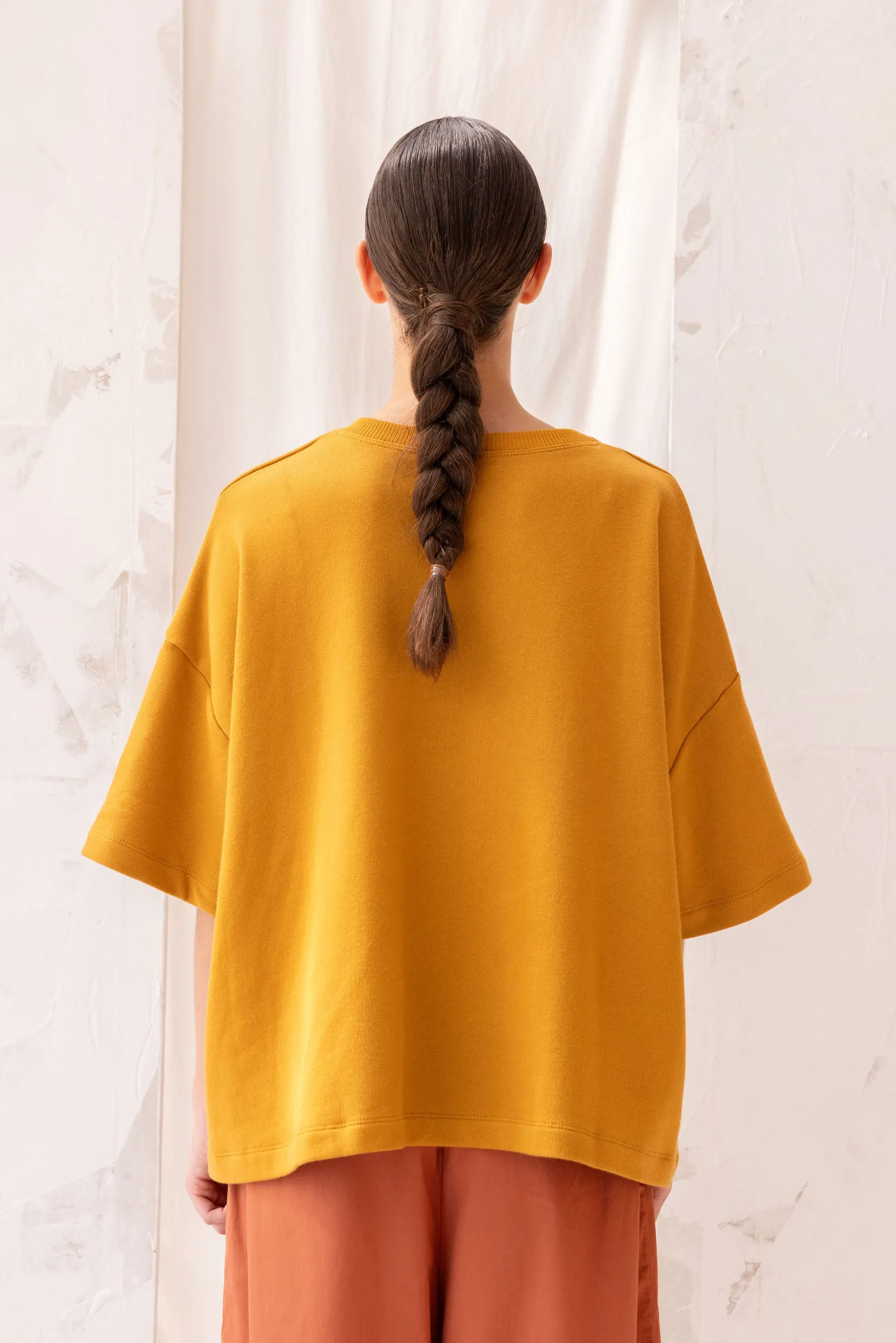 Joy Sweatshirt Tee | Marigold sold by ReCreate product image thumbnail 5
