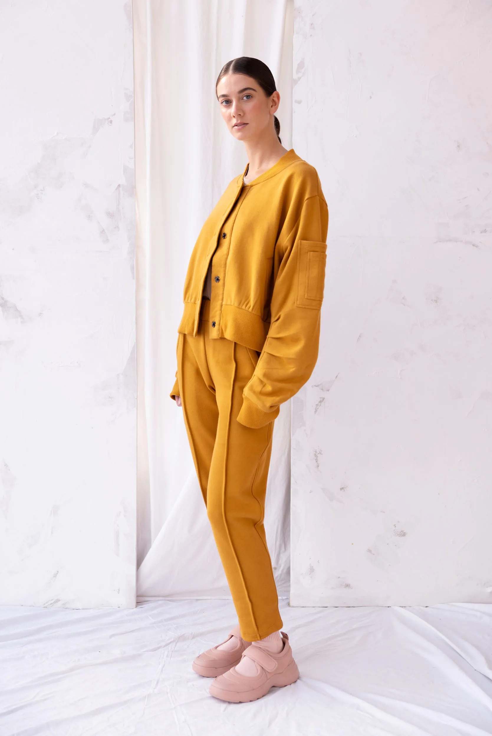 Home Trackpant | Marigold sold by ReCreate product image thumbnail 2