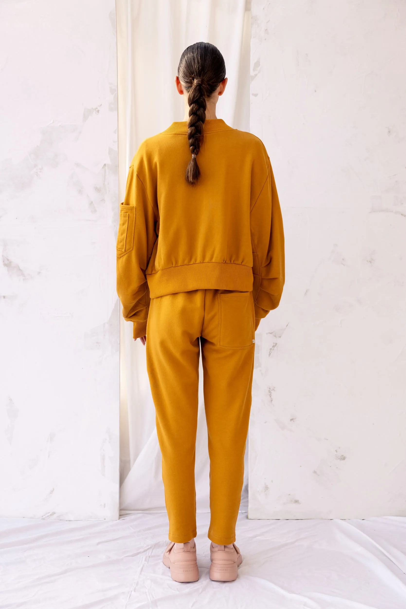 Home Trackpant | Marigold sold by ReCreate product image thumbnail 3
