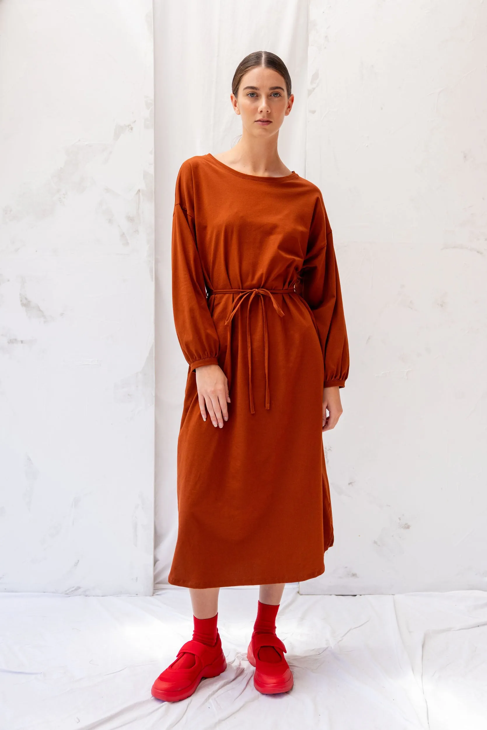 Ahead Dress | Chestnut sold by ReCreate