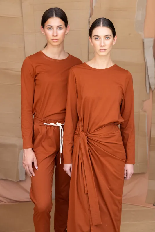 Inclination Dress | Chestnut sold by ReCreate