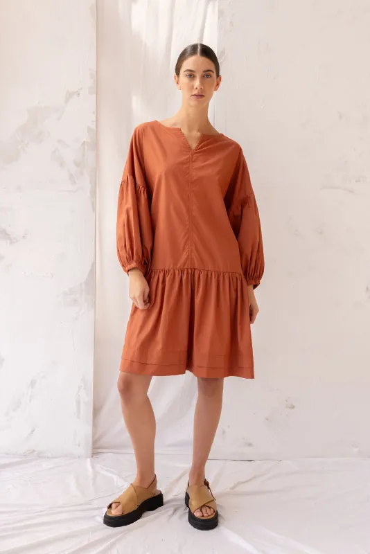 Hart Dress | Burnt Sienna sold by ReCreate