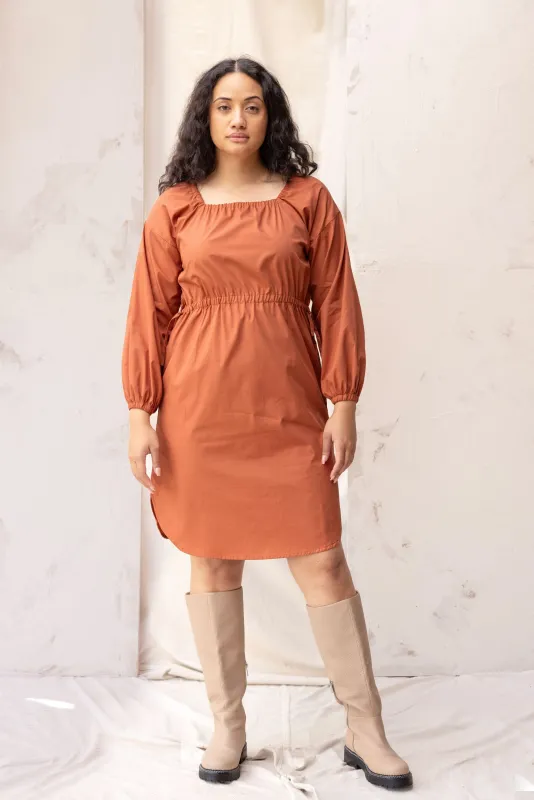Rose Dress | Burnt Sienna sold by ReCreate