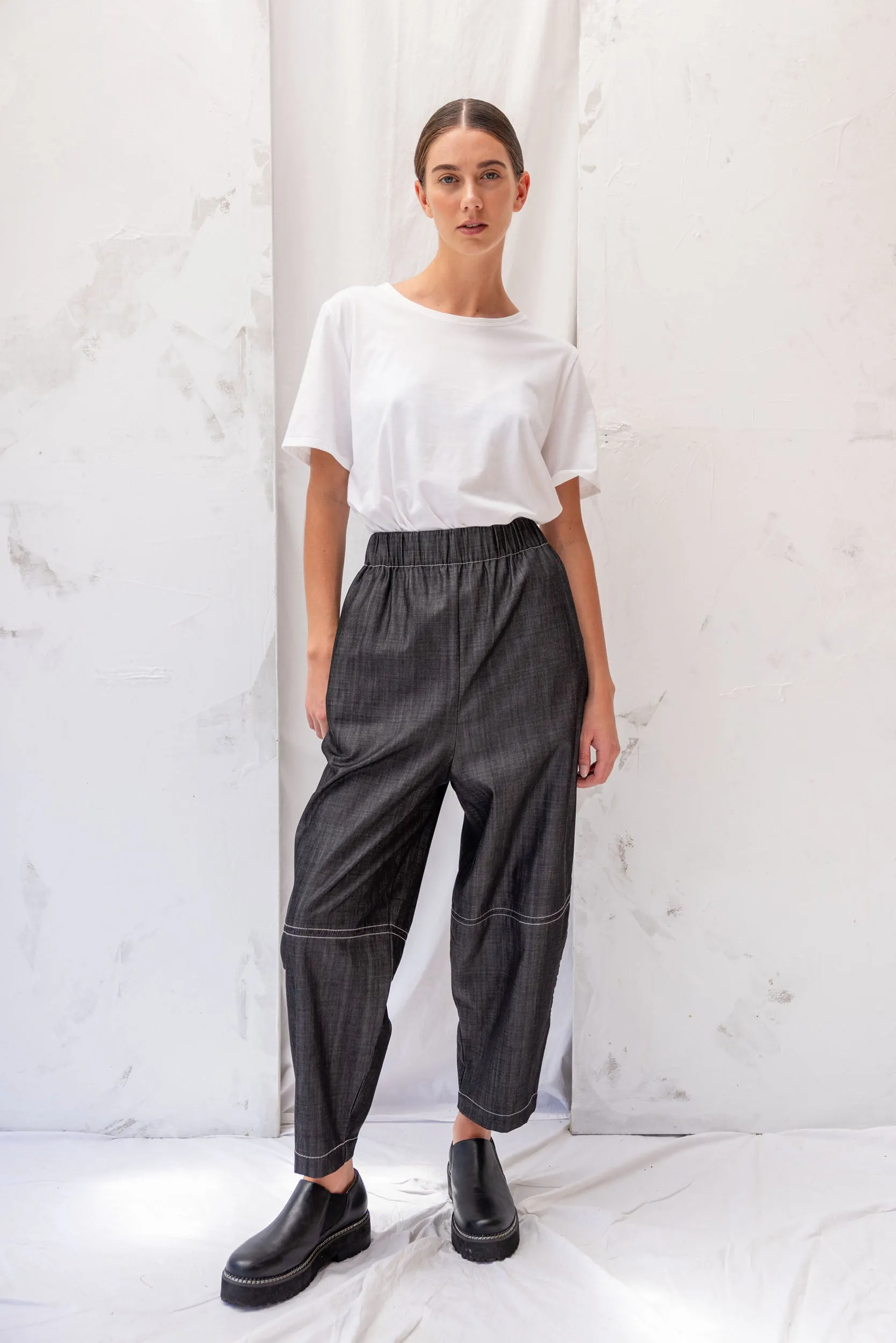 Barrel Pant | Midnight sold by ReCreate