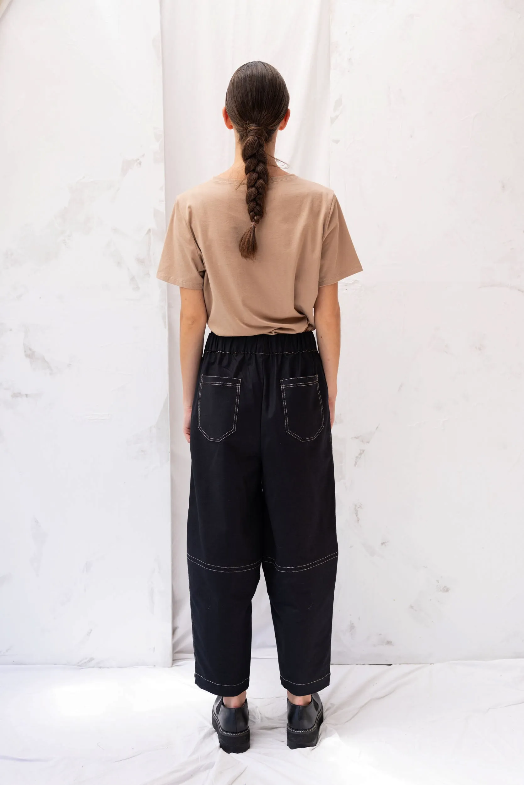 Barrel Pant | Black sold by ReCreate product image thumbnail 4