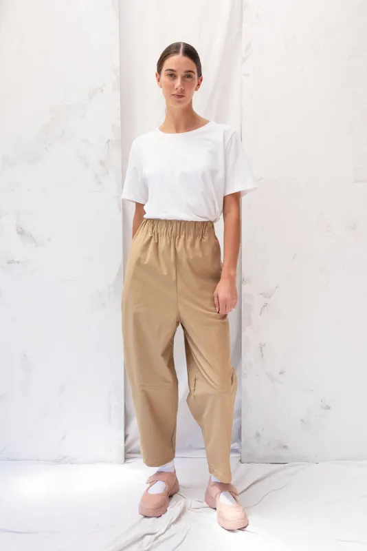Barrel Pant | Tan sold by ReCreate