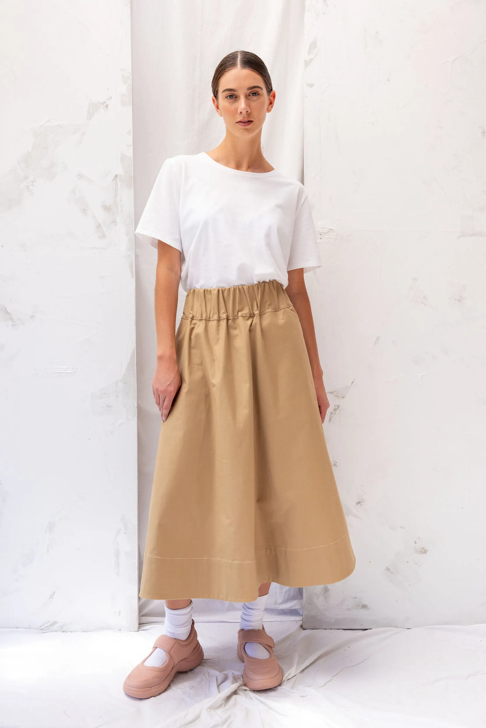 Cas Skirt | Tan sold by ReCreate product image thumbnail 2