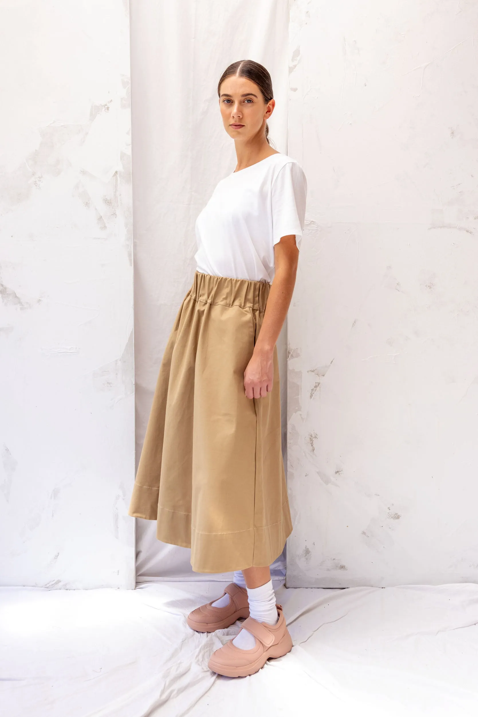 Cas Skirt | Tan sold by ReCreate product image thumbnail 4