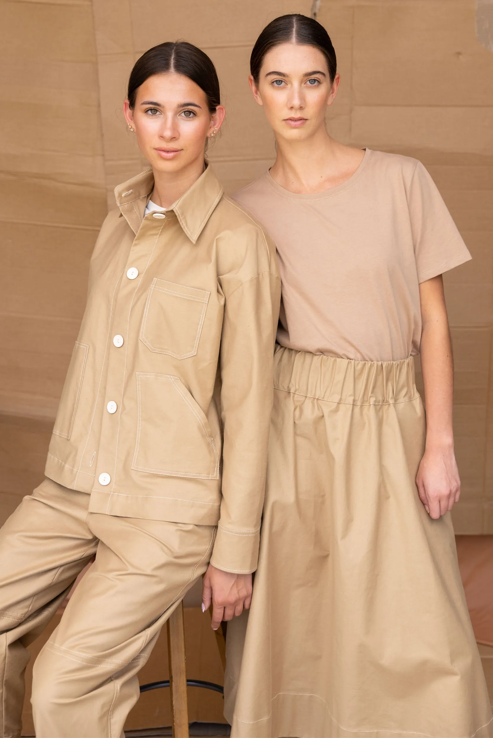 Service Jacket | Tan sold by ReCreate product image thumbnail 2