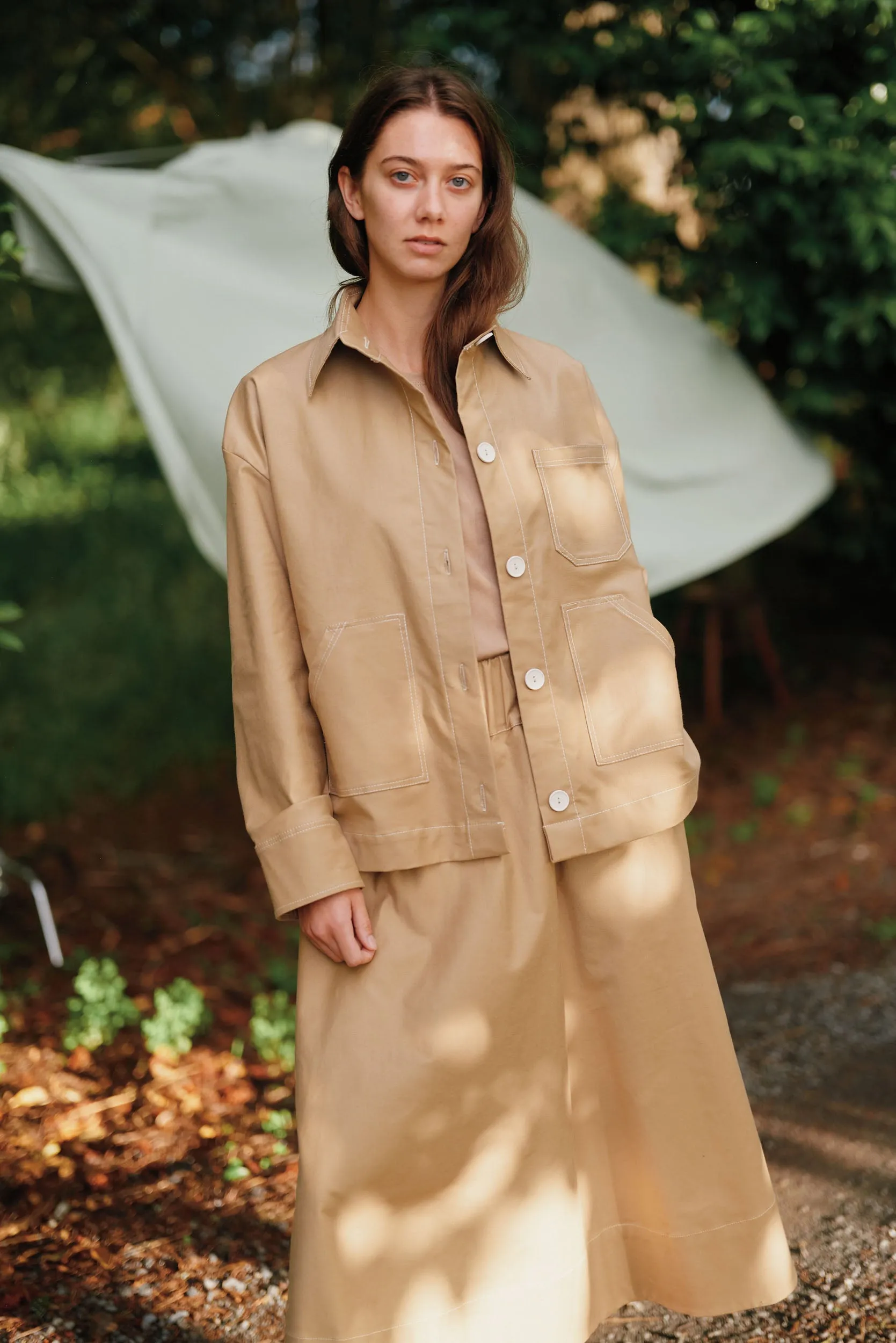 Service Jacket | Tan sold by ReCreate product image thumbnail 3