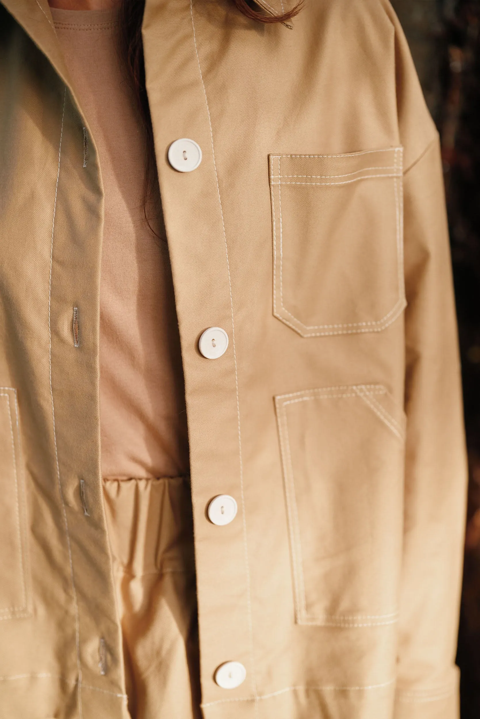 Service Jacket | Tan sold by ReCreate product image thumbnail 4