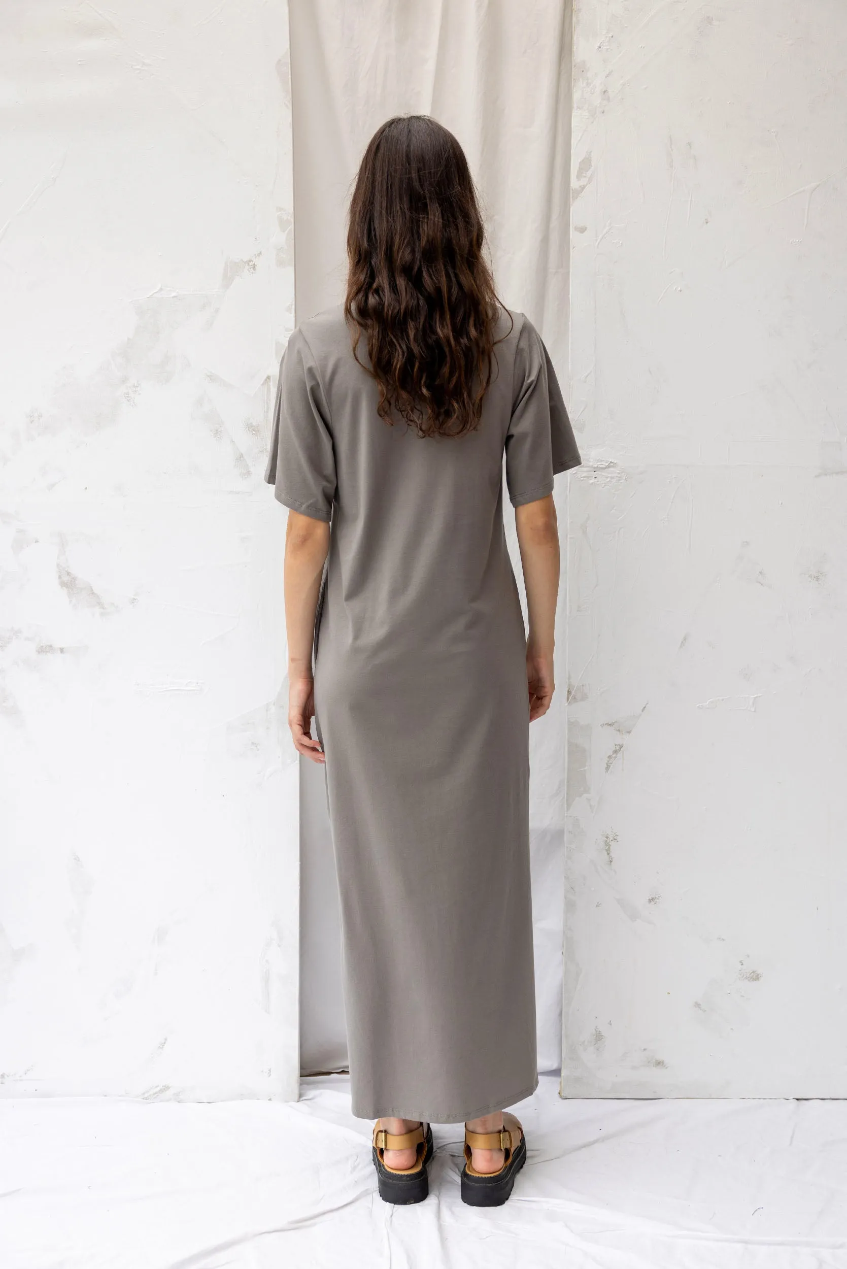 Forage Dress | Grey Sage | S sold by ReCreate product image thumbnail 3