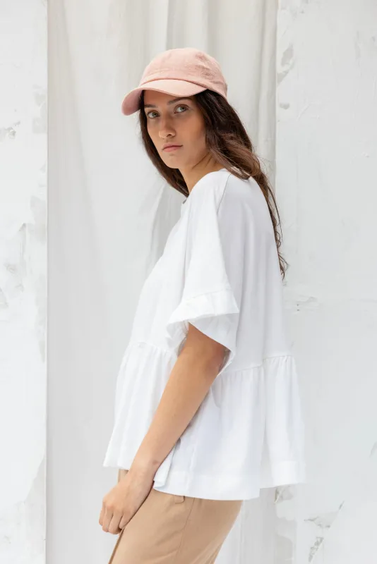 Cascade Top | White | S sold by ReCreate