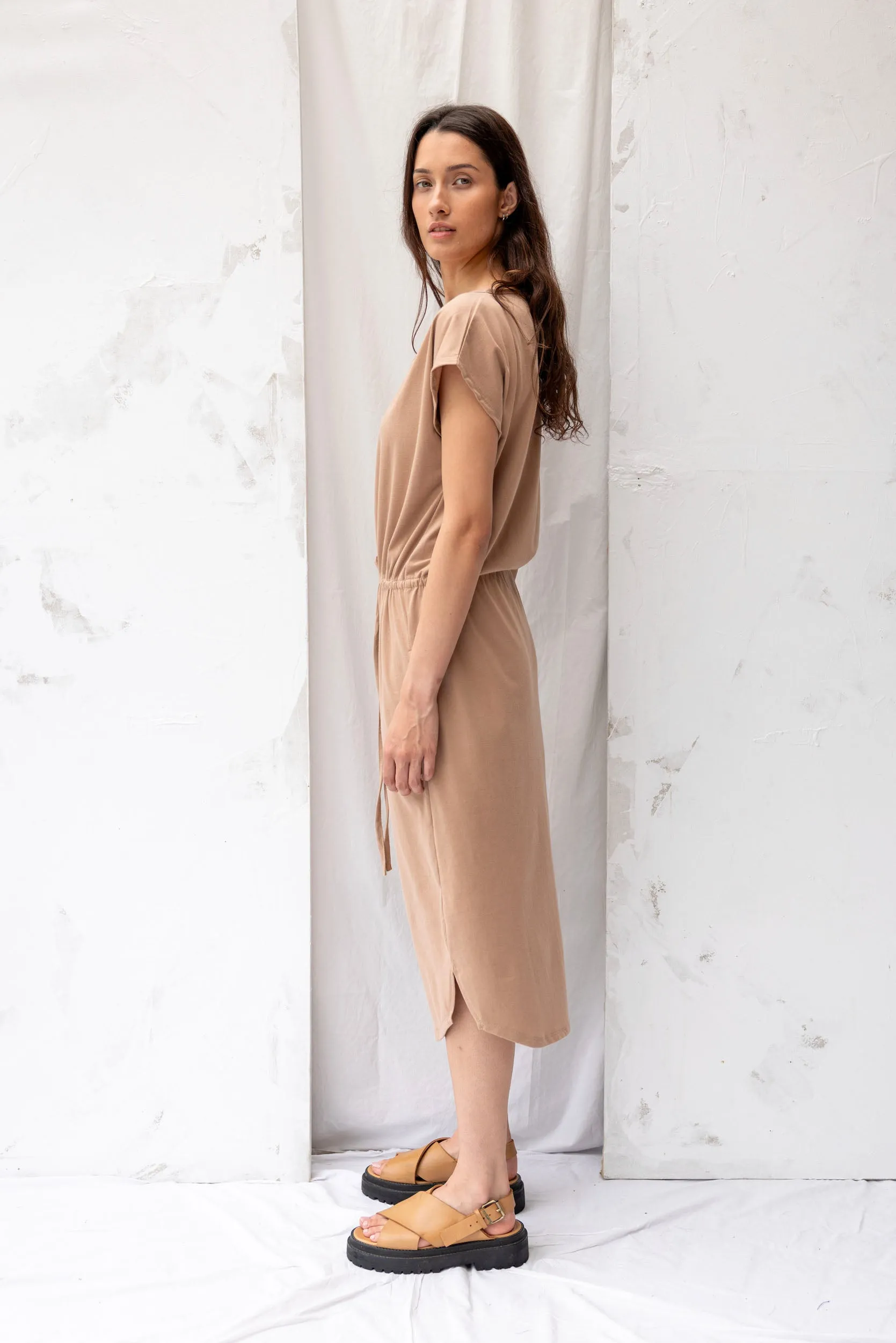 Coco Dress | Clay | S sold by ReCreate product image thumbnail 3