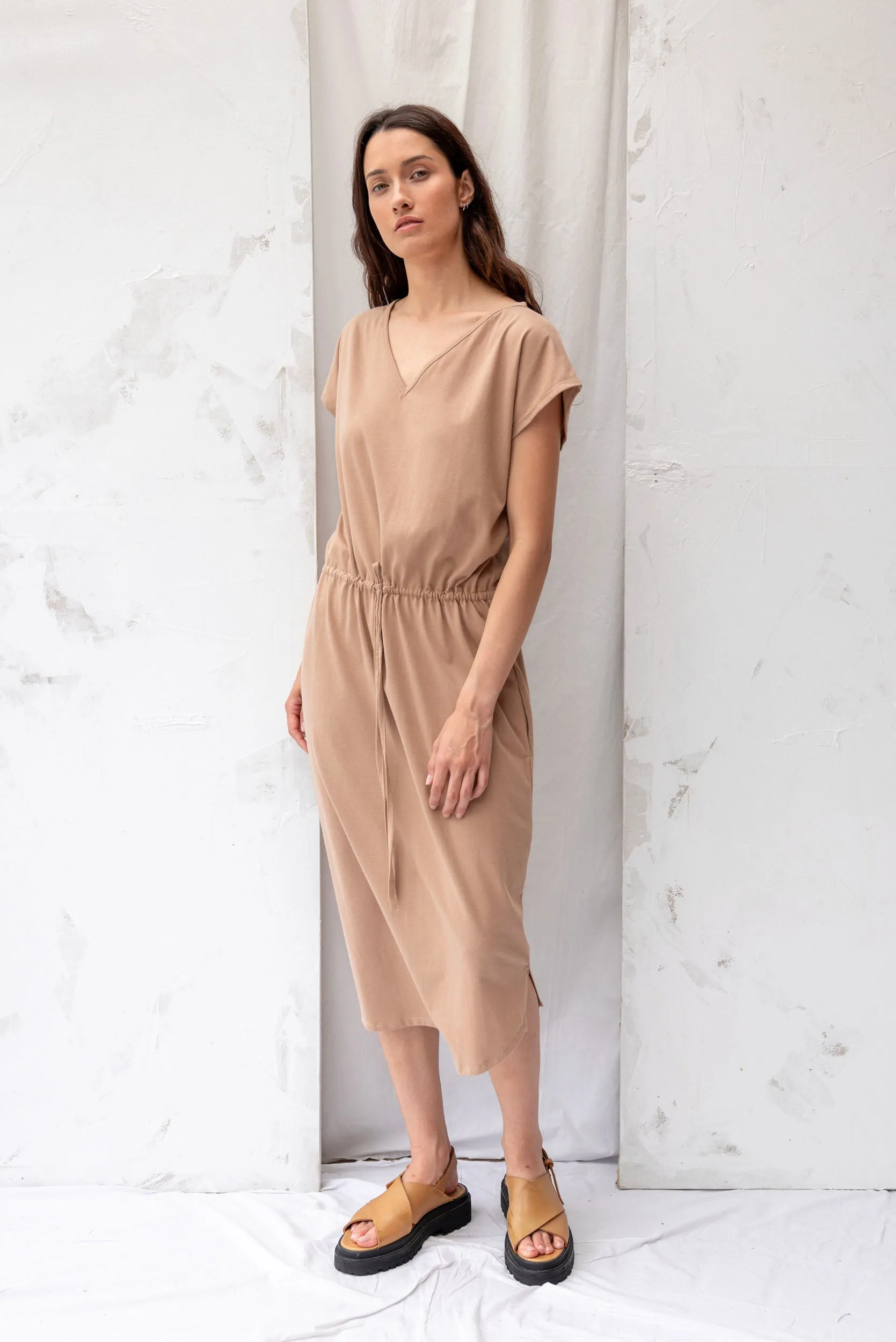 Coco Dress | Clay | S sold by ReCreate