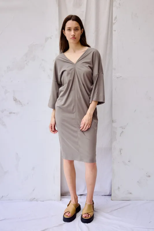 Cove Dress | Grey Sage | XL sold by ReCreate