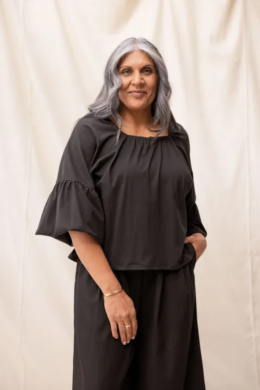 Mahina Top | Black | M sold by ReCreate