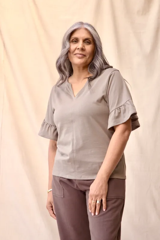 Pop Tee | Grey Sage | M sold by ReCreate