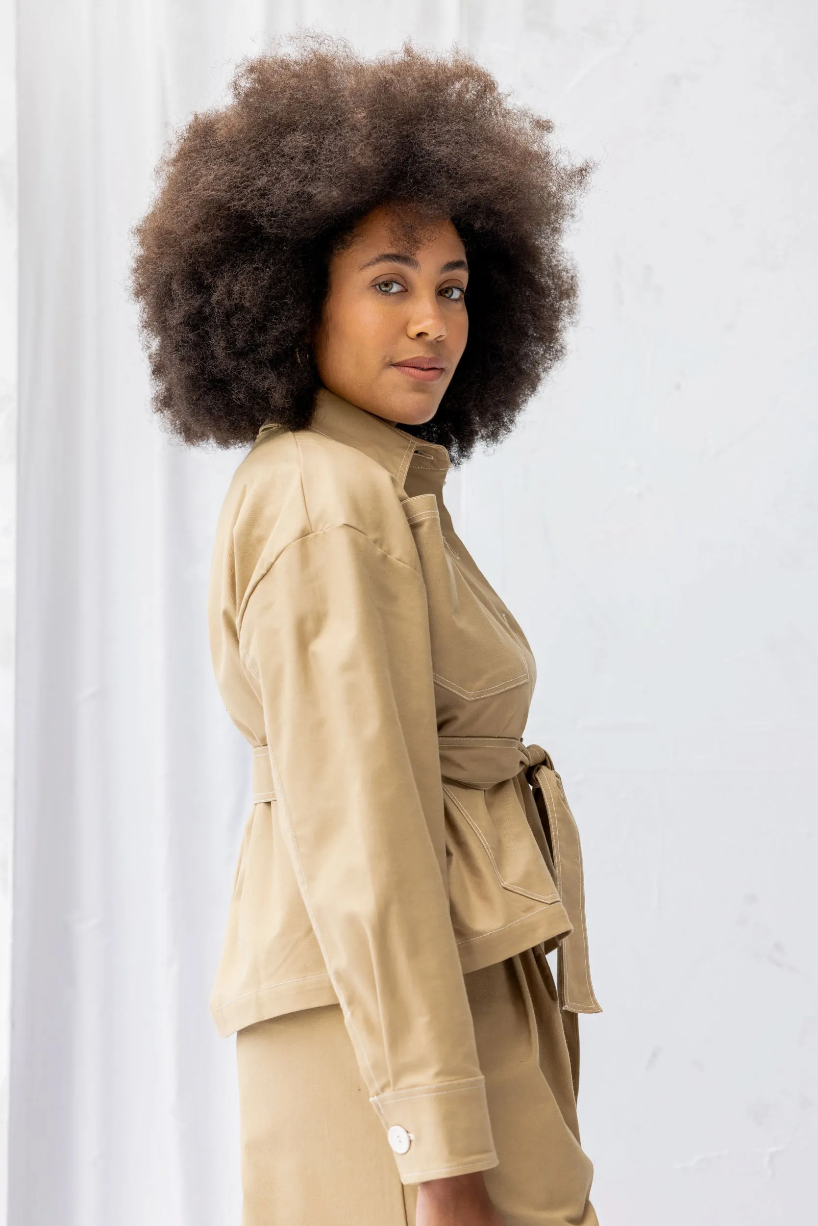 Boston Jacket | Tan | XS sold by ReCreate product image thumbnail 3