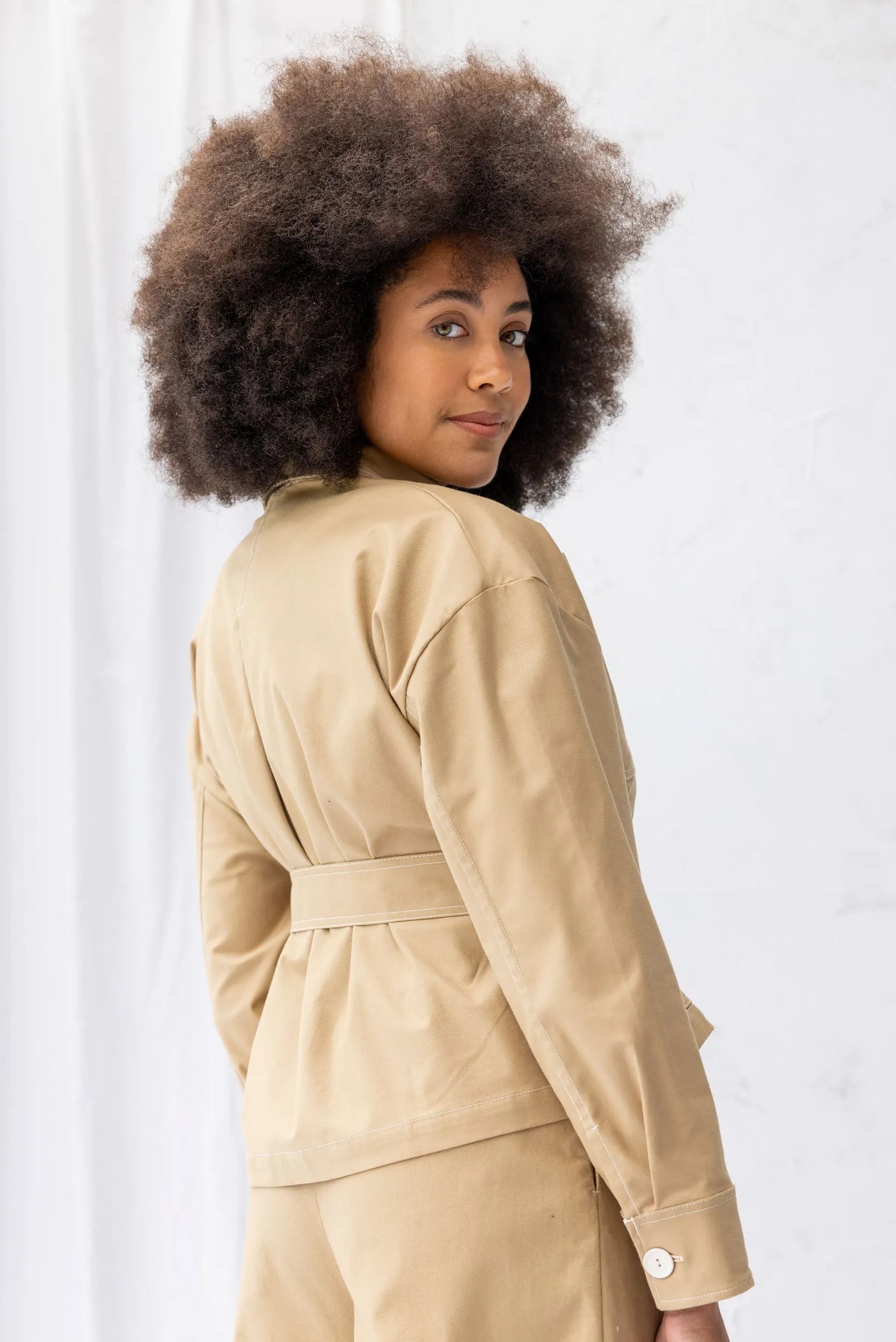 Boston Jacket | Tan | XS sold by ReCreate product image thumbnail 5