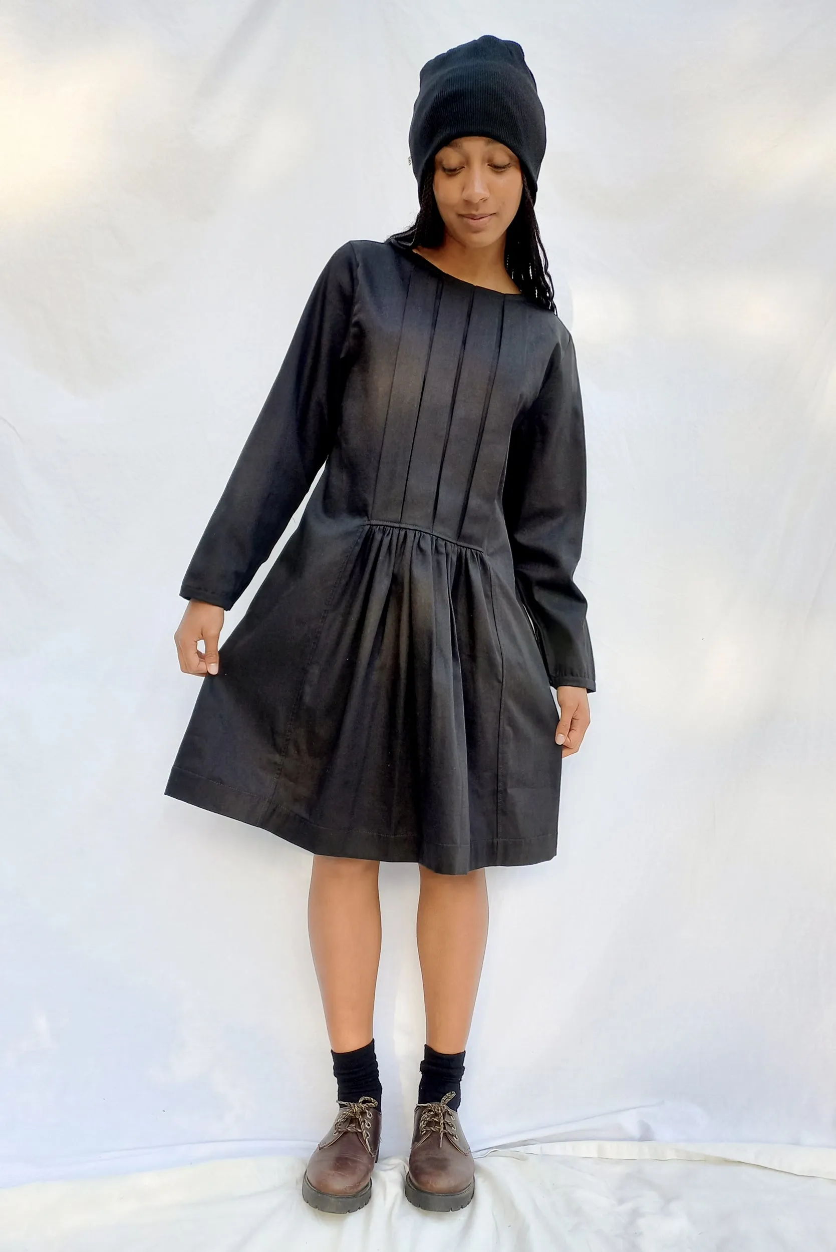 Lois Dress | Black (L only) sold by ReCreate