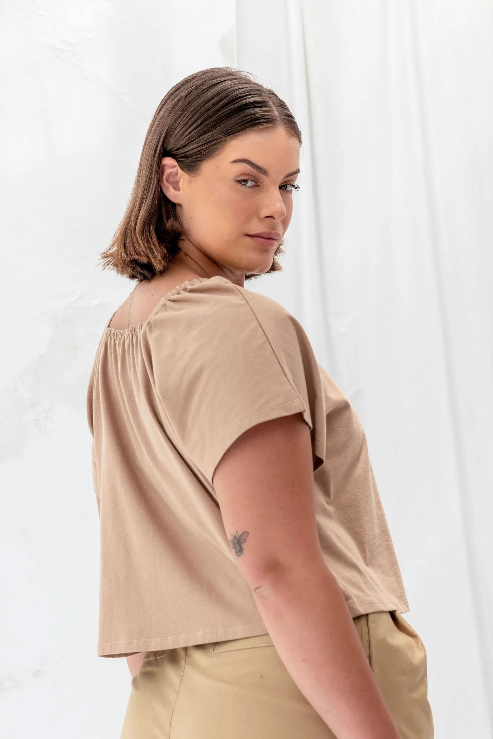 Madison Top | Clay sold by ReCreate product image thumbnail 3