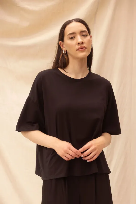 Joy Tee | Black sold by ReCreate