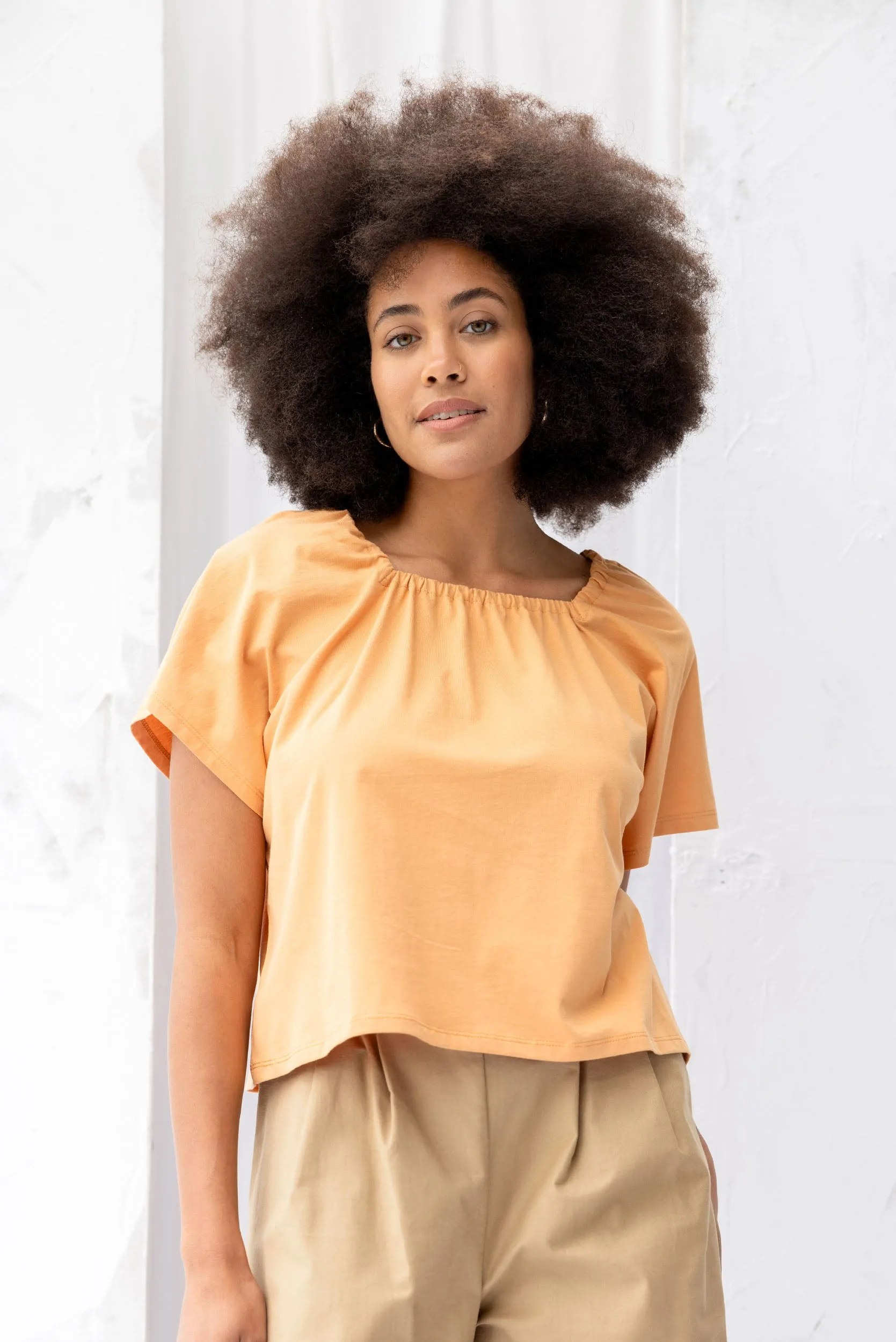 Madison Top | Cantaloupe sold by ReCreate