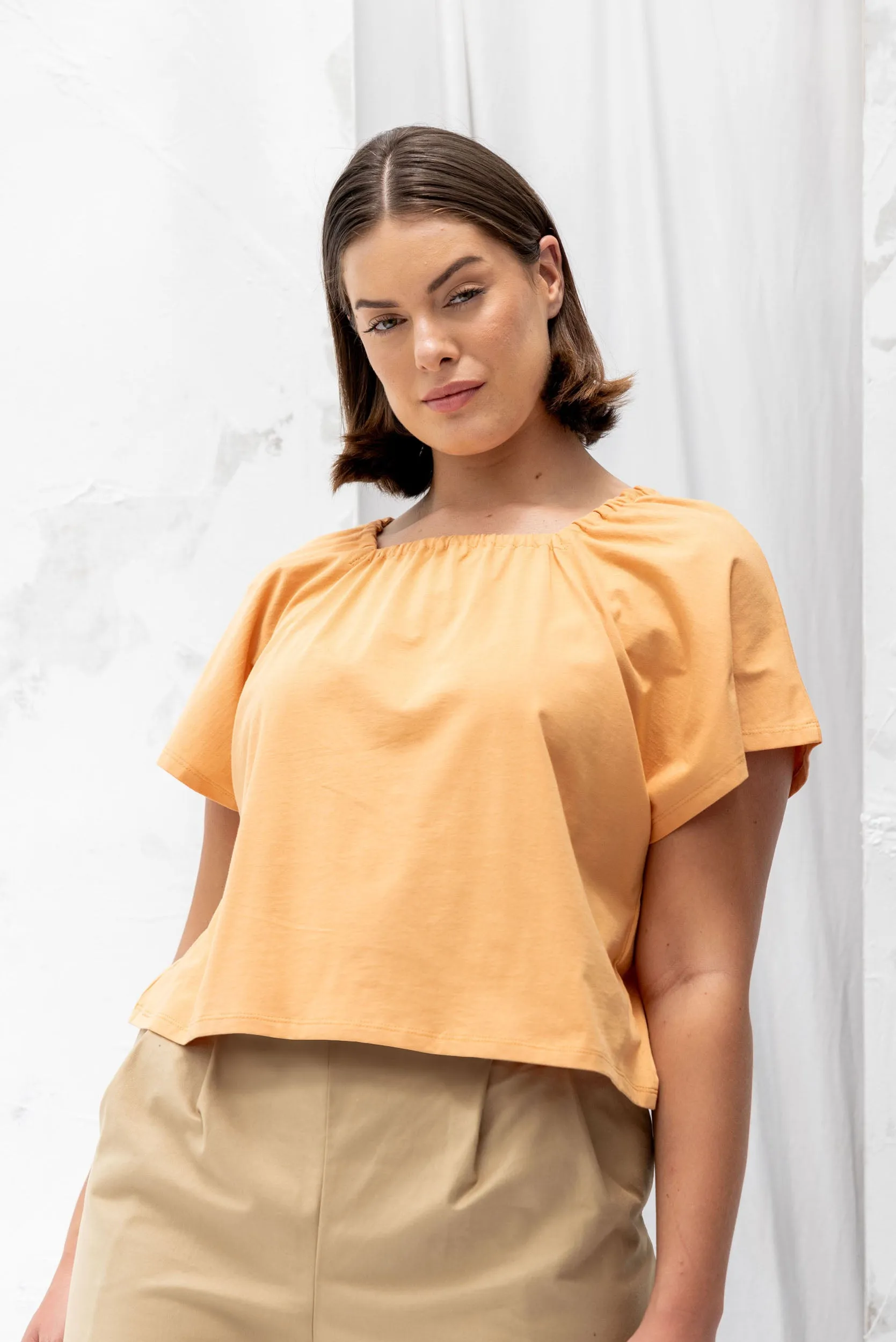 Madison Top | Cantaloupe sold by ReCreate product image thumbnail 2
