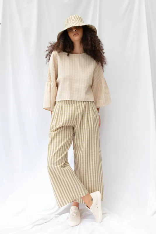 Friday Top | Natural Gingham (L/XL only) sold by ReCreate