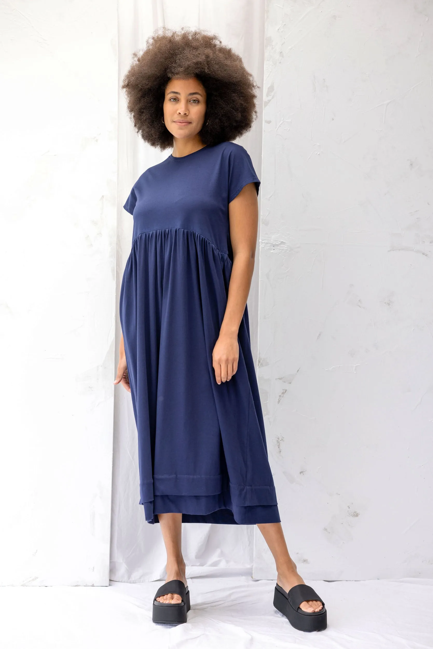 Dune Dress | Ink (S only) sold by ReCreate