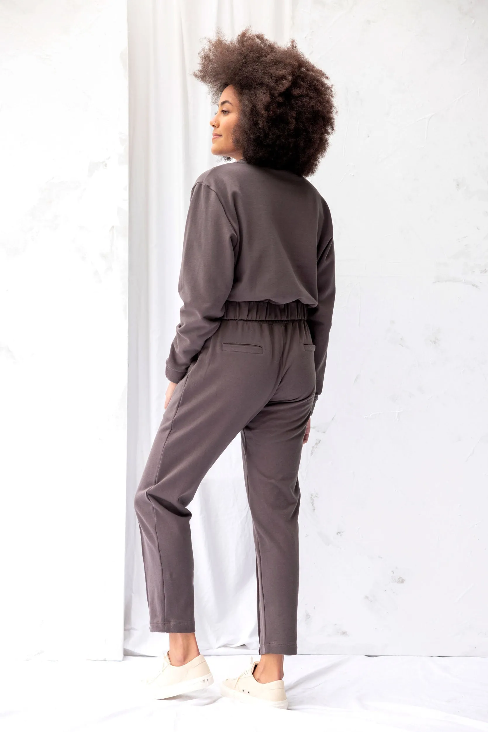 Ivy Sweatshirt | Charcoal sold by ReCreate product image thumbnail 5