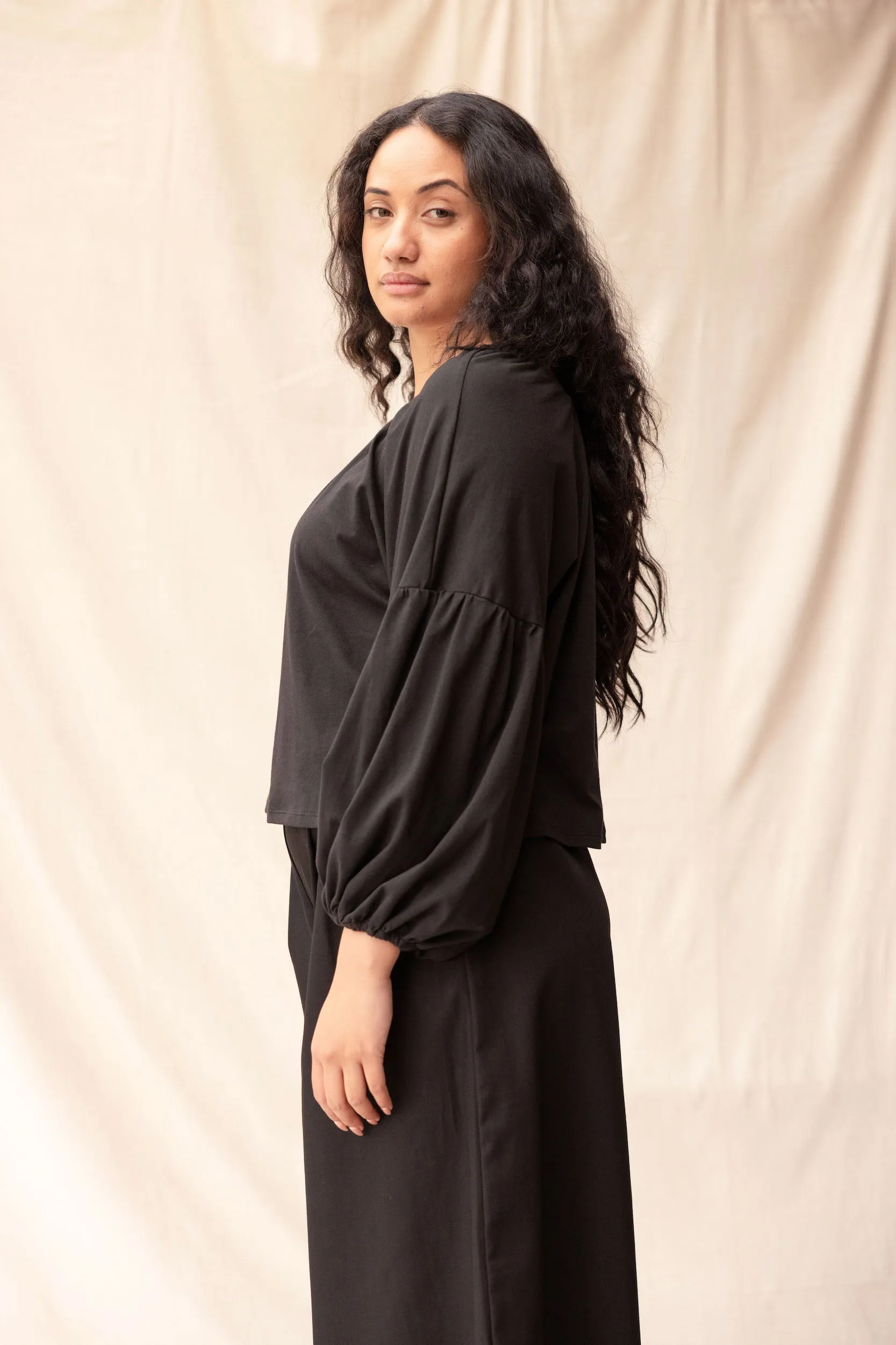 Mahina Top | Black sold by ReCreate product image thumbnail 4