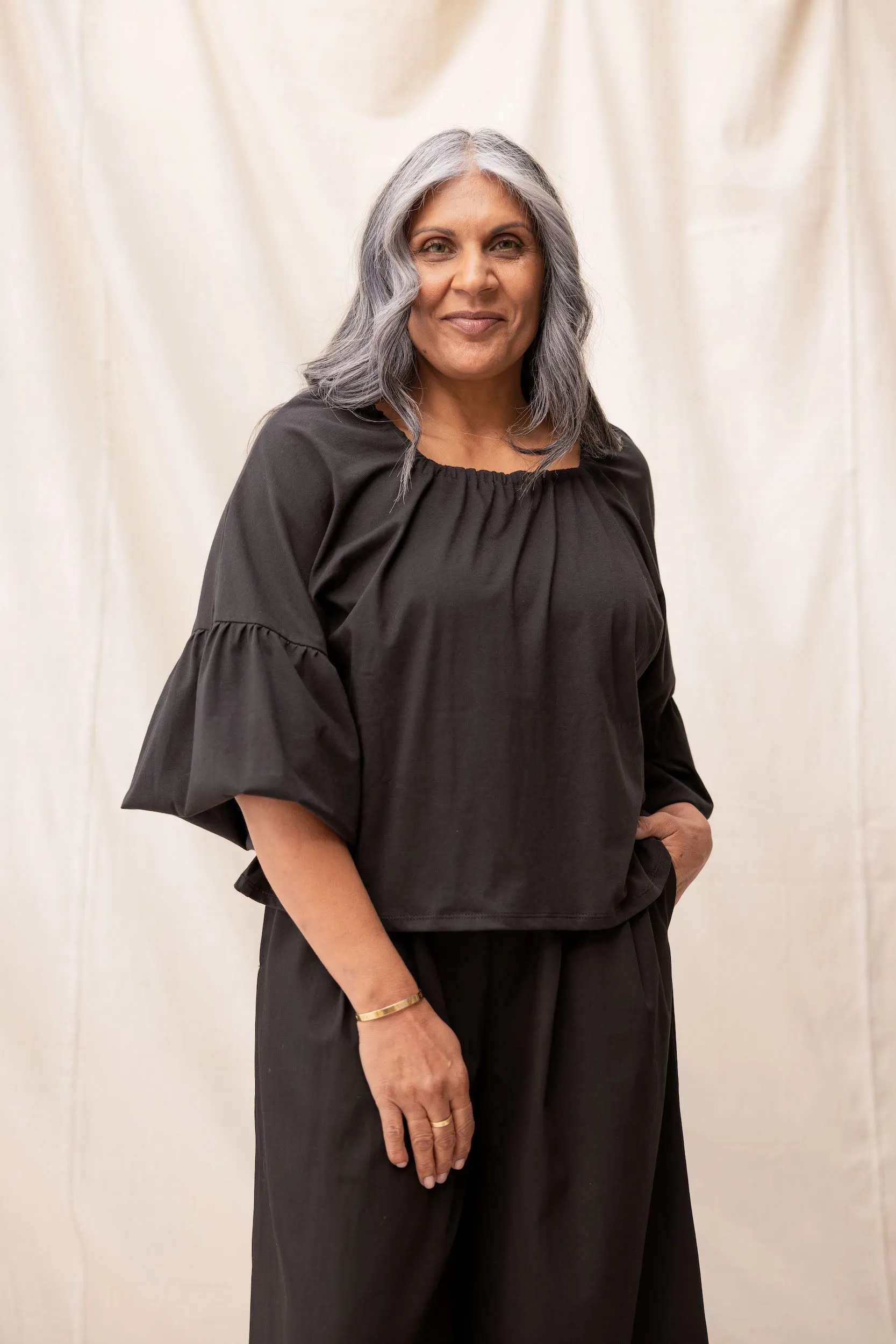 Mahina Top | Black sold by ReCreate