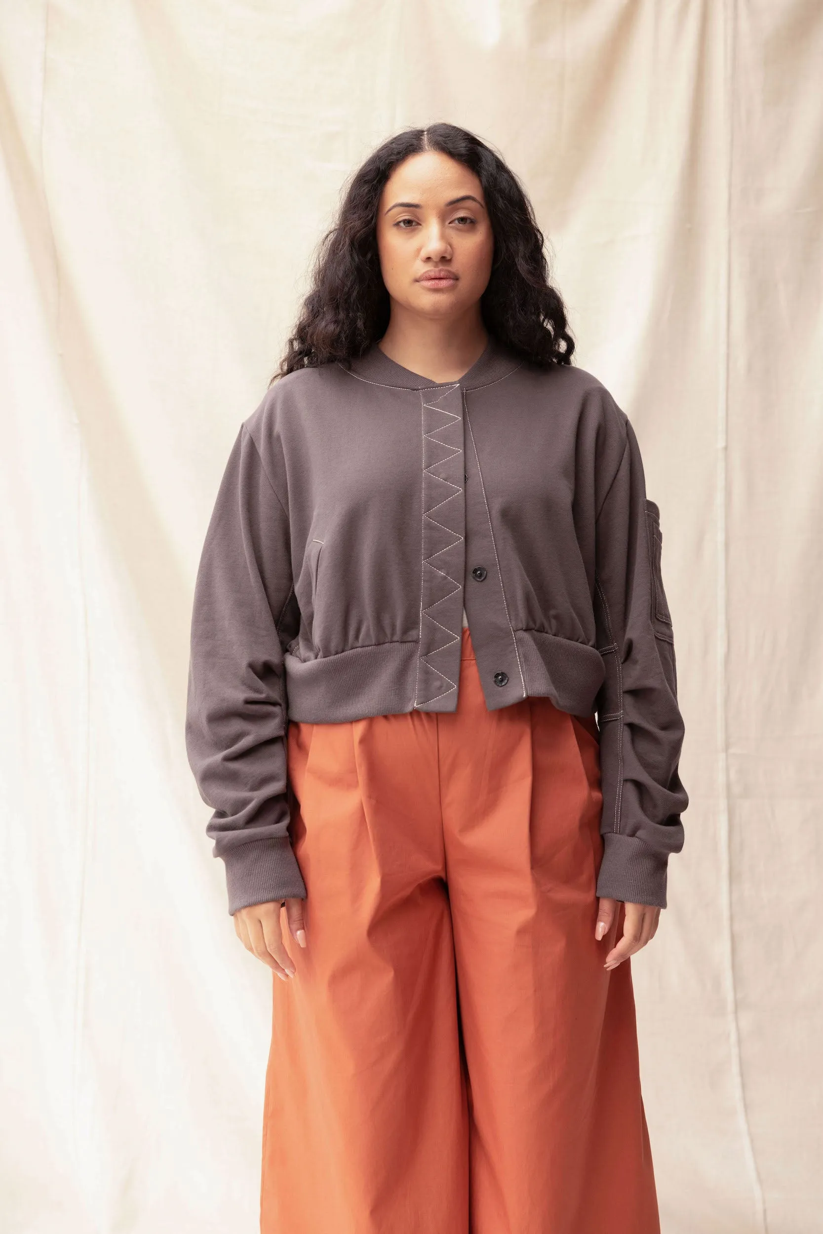 Dylan Jacket | Charcoal sold by ReCreate product image thumbnail 3