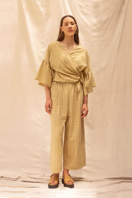 Harry Pant | Daisy Check (XS/S only) sold by ReCreate