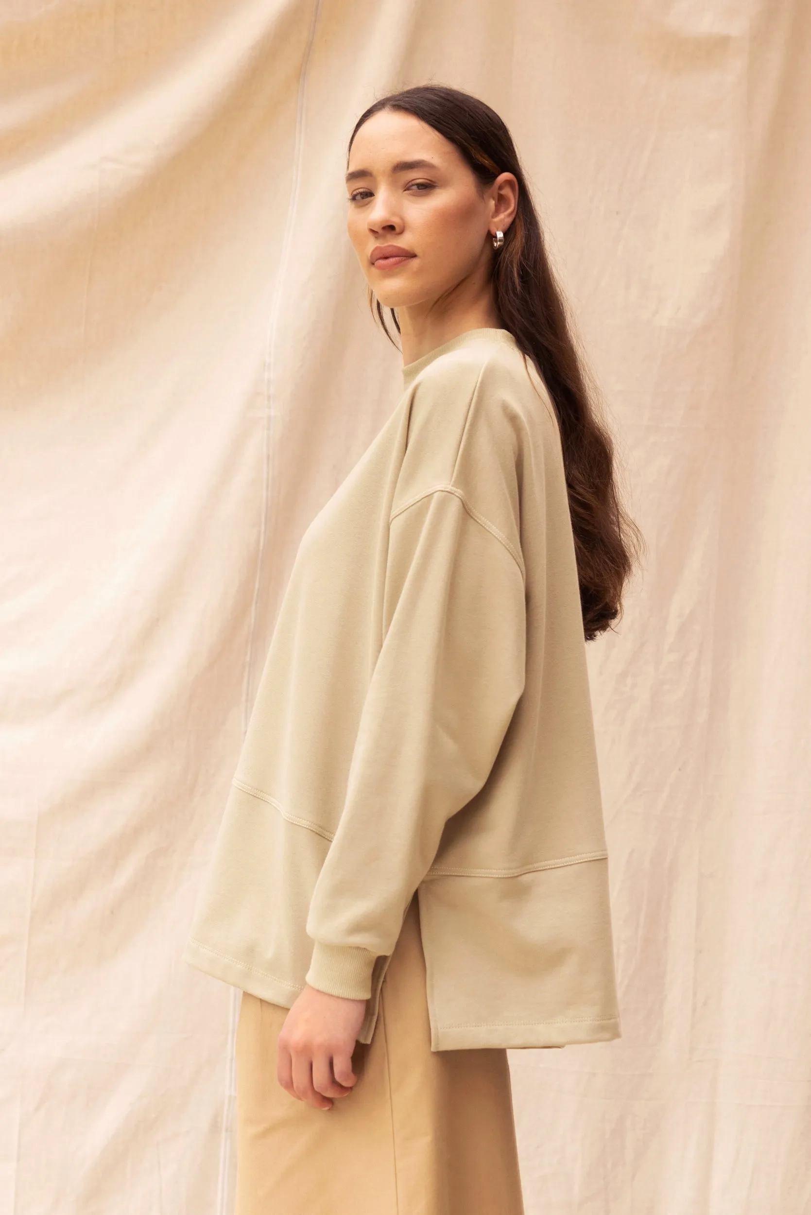 Roam Sweatshirt | Laurel (XL only) sold by ReCreate