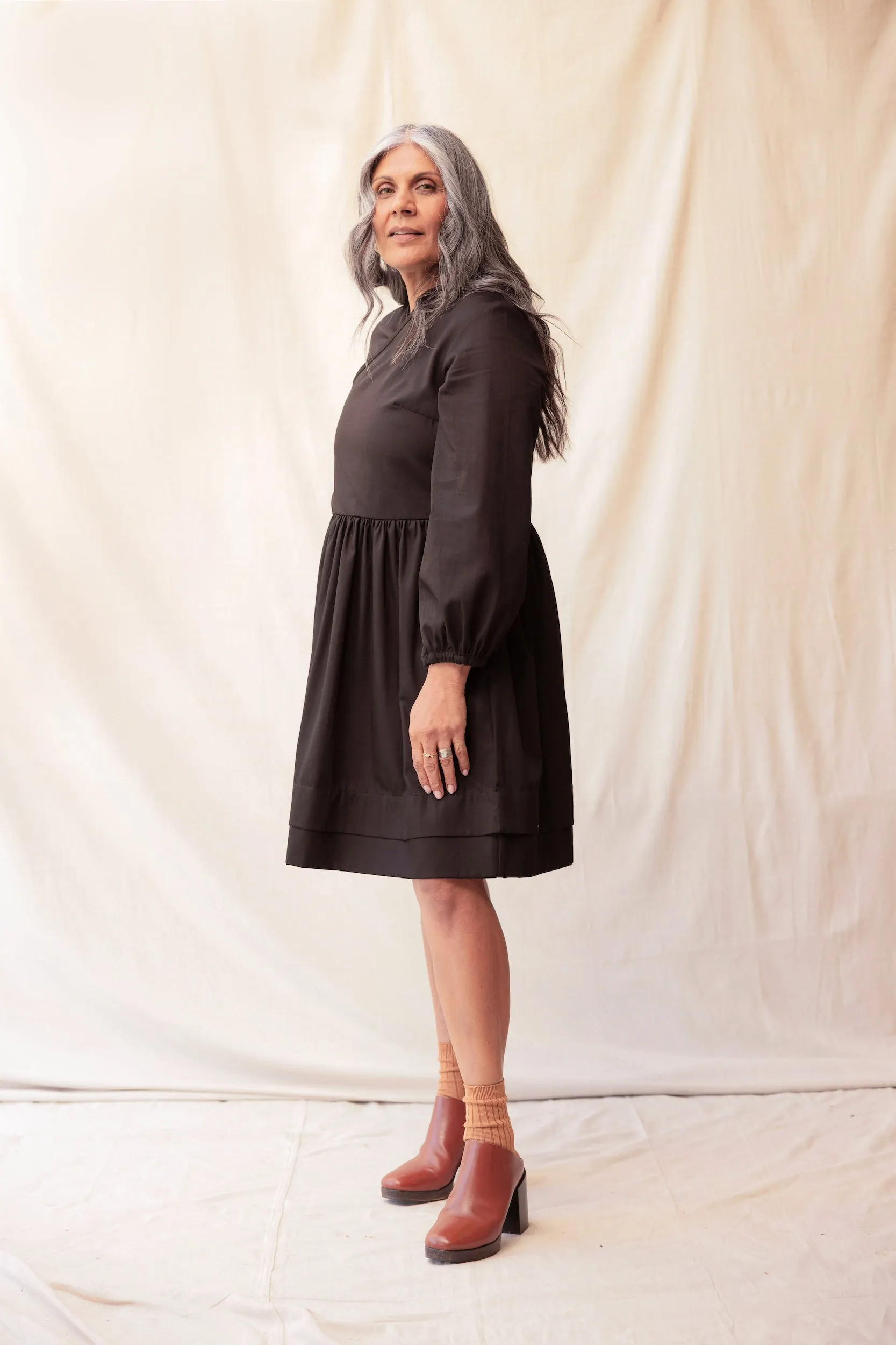 Sebastian Denim Dress | Black sold by ReCreate product image thumbnail 3