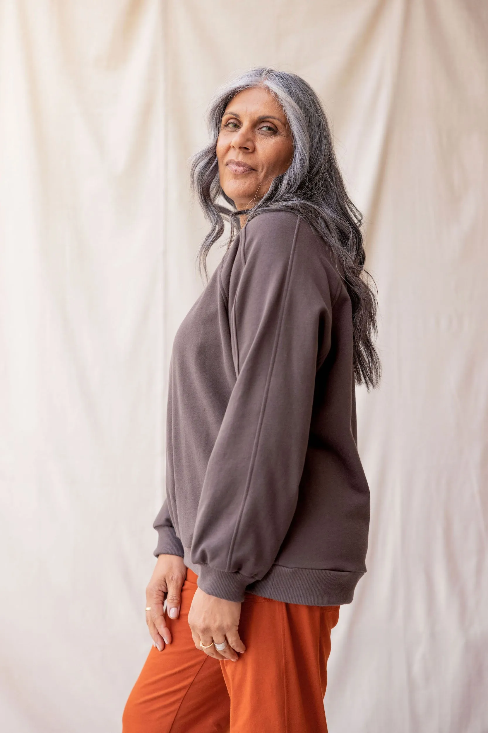 Poplar Sweatshirt | Charcoal sold by ReCreate product image thumbnail 4