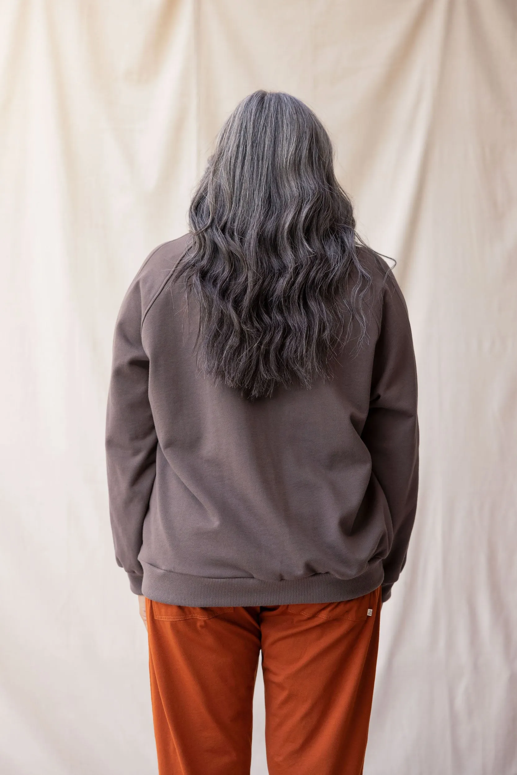 Poplar Sweatshirt | Charcoal sold by ReCreate product image thumbnail 5