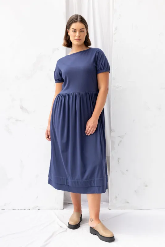 River Dress | Soft Navy sold by ReCreate