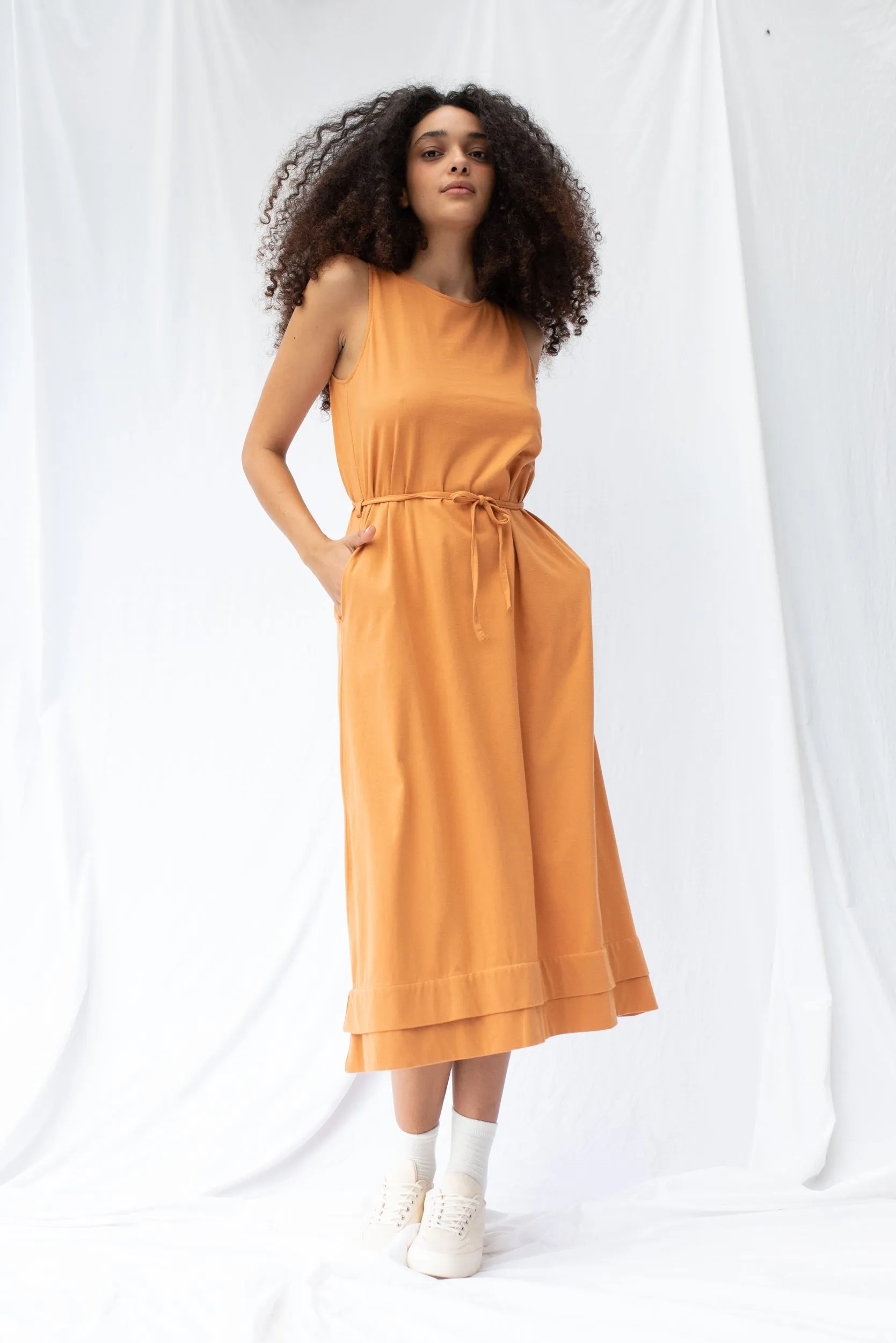 Convoy Dress | Papaya (XL only) sold by ReCreate