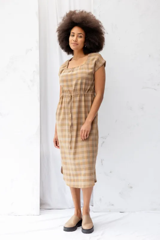 Remmy Dress | Earth Check sold by ReCreate