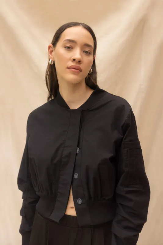 Dylan Jacket | Black sold by ReCreate